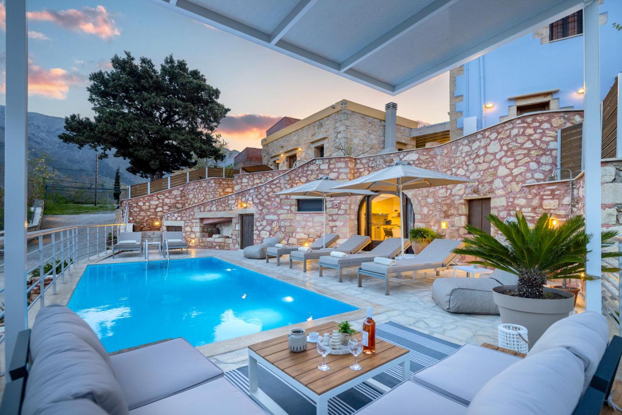 Dream View Villa Kástellos Exterior foto