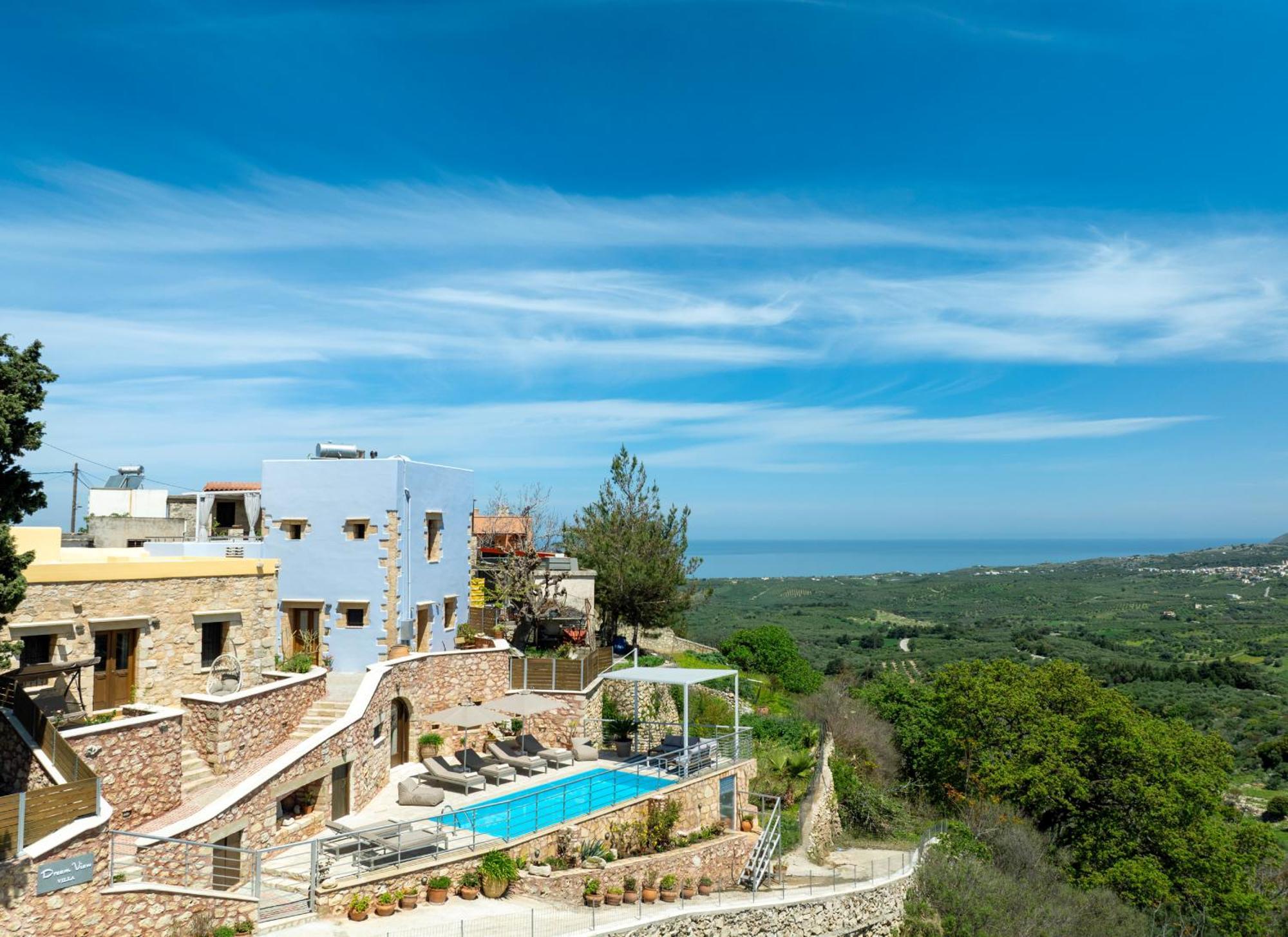 Dream View Villa Kástellos Exterior foto