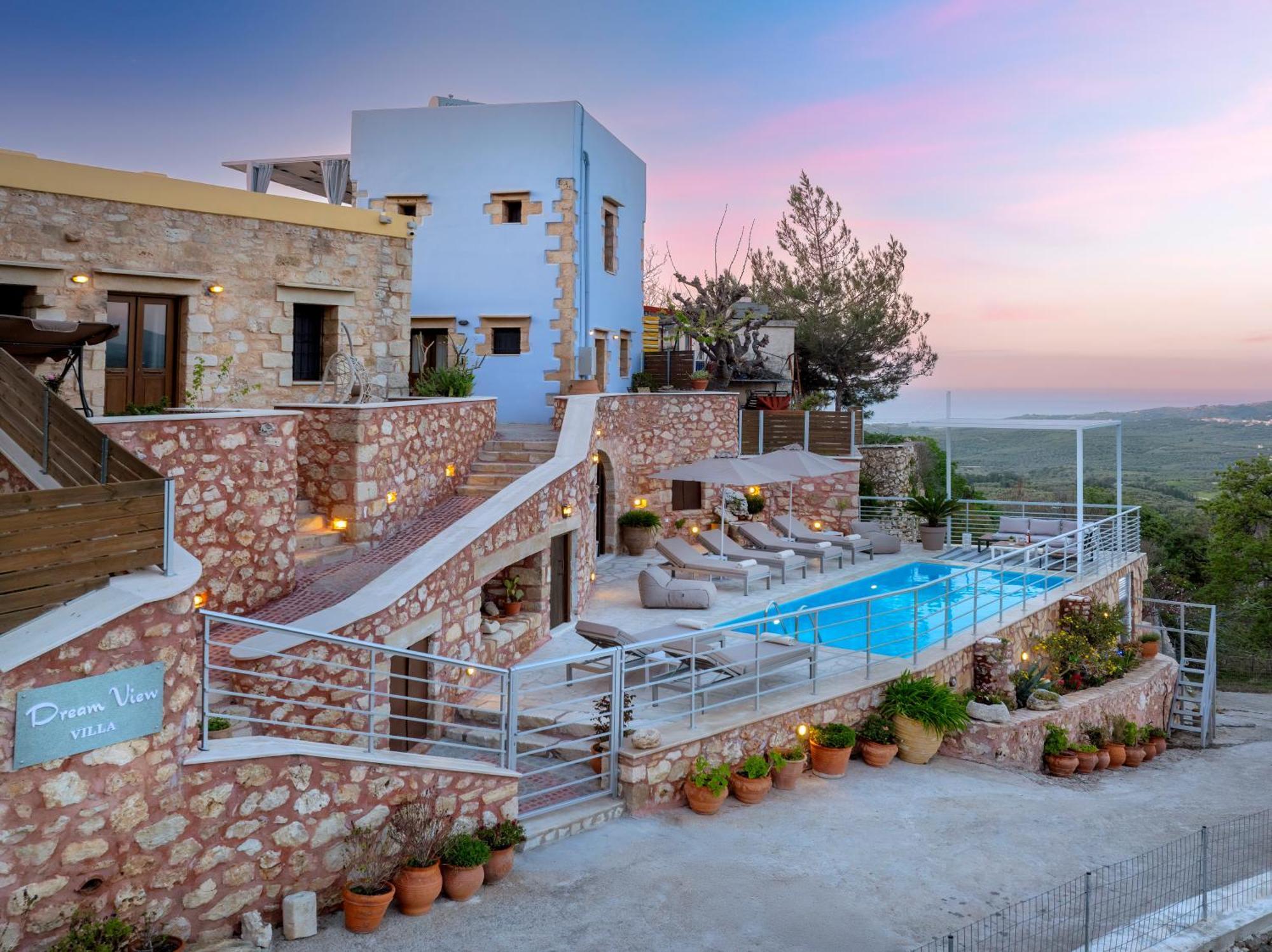 Dream View Villa Kástellos Exterior foto